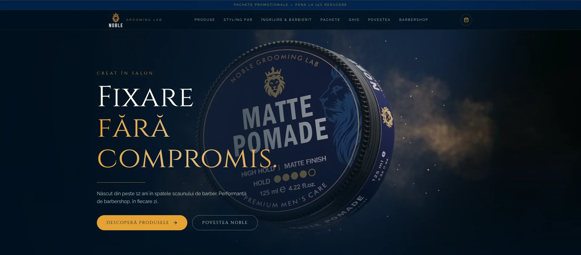 Noble Grooming Lab — website
